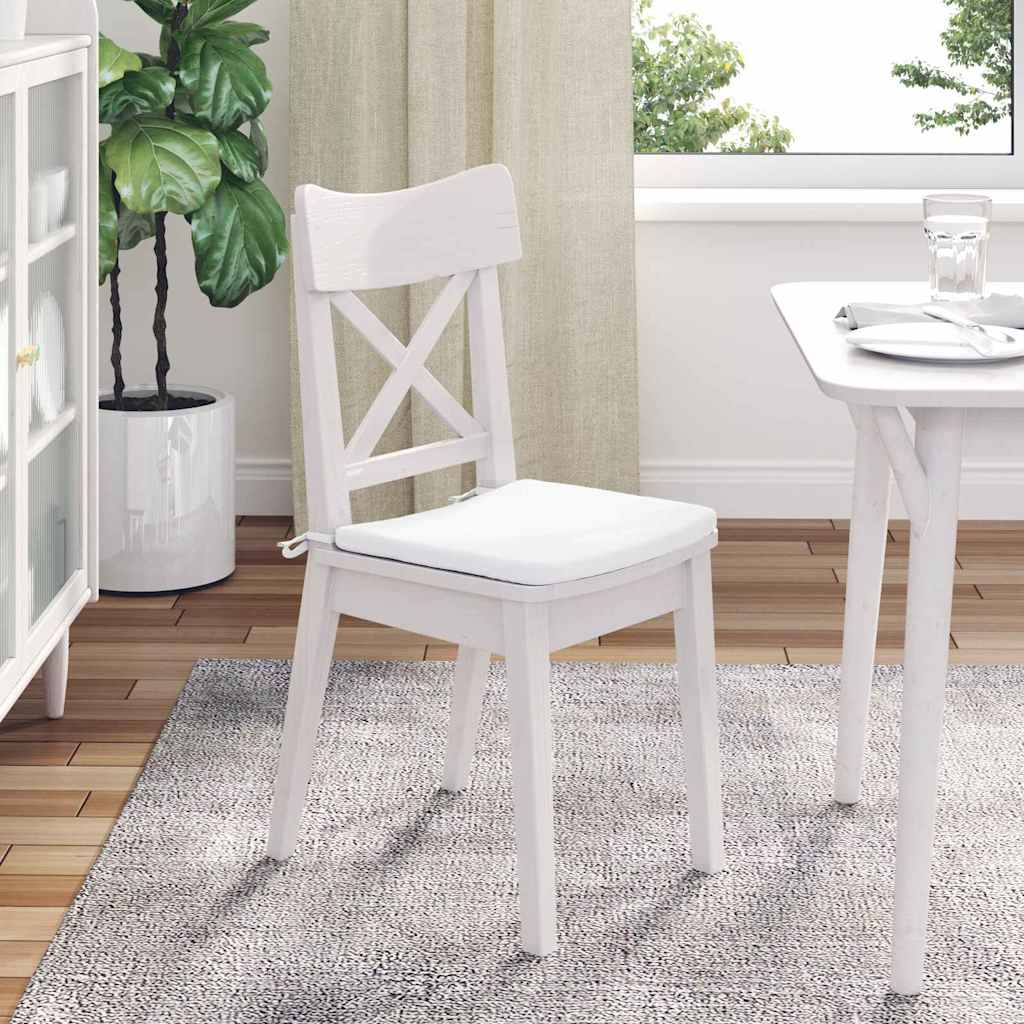 Cojines para asiento 4 pcs 40 x 40 x 3 cm tela