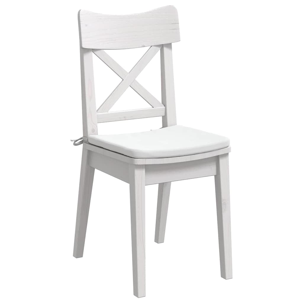 Cojines para asiento 4 pcs 40 x 40 x 3 cm tela