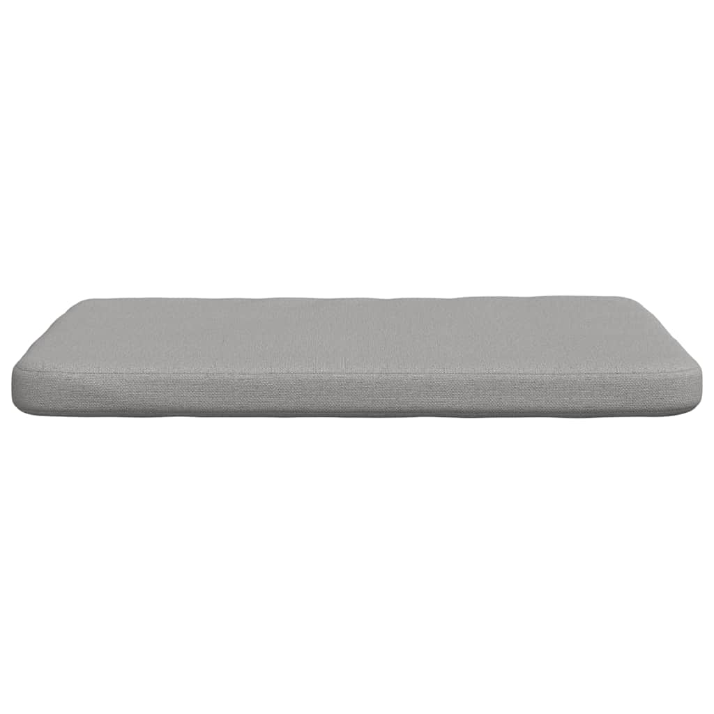 Cojines para asiento 4 pcs Gris Nube 40 x 40 x 3 cm tela