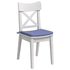 Cojines para asiento 4 pcs Azul jeans 40 x 40 x 3 cm tela