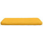 Cojines para asiento 4 pcs Amarillo Claro 40 x 40 x 3 cm
