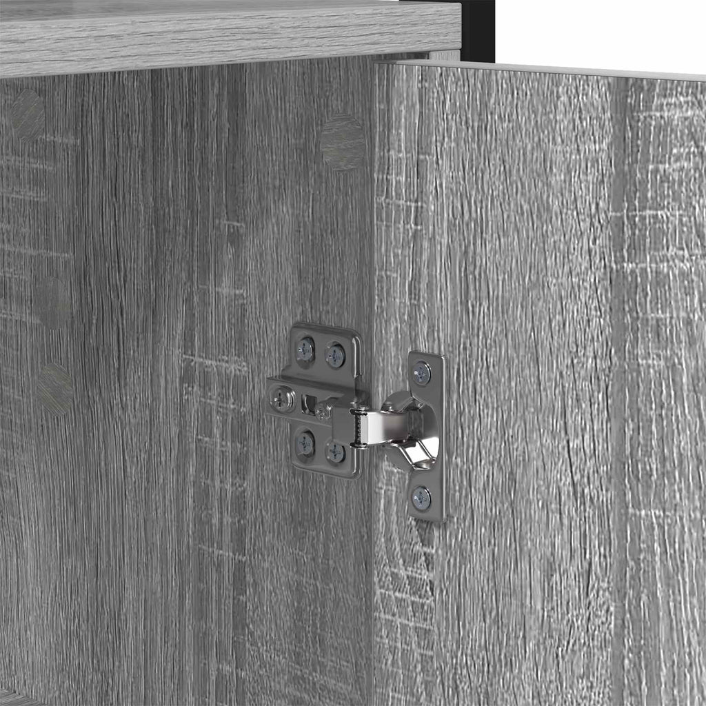 Estantería para libros Gris Sonoma 40 x 24 x 161 cm