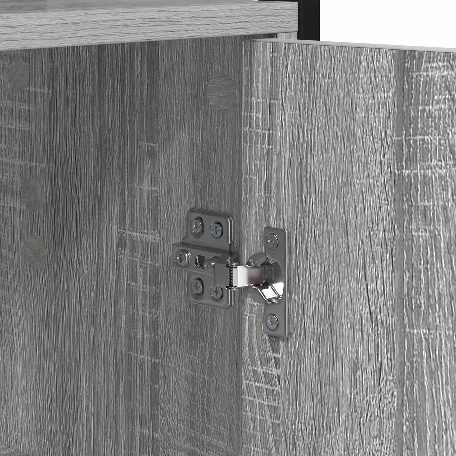 Estantería para libros Gris Sonoma 40 x 24 x 161 cm
