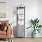 Estantería para libros Gris Sonoma 40 x 24 x 161 cm