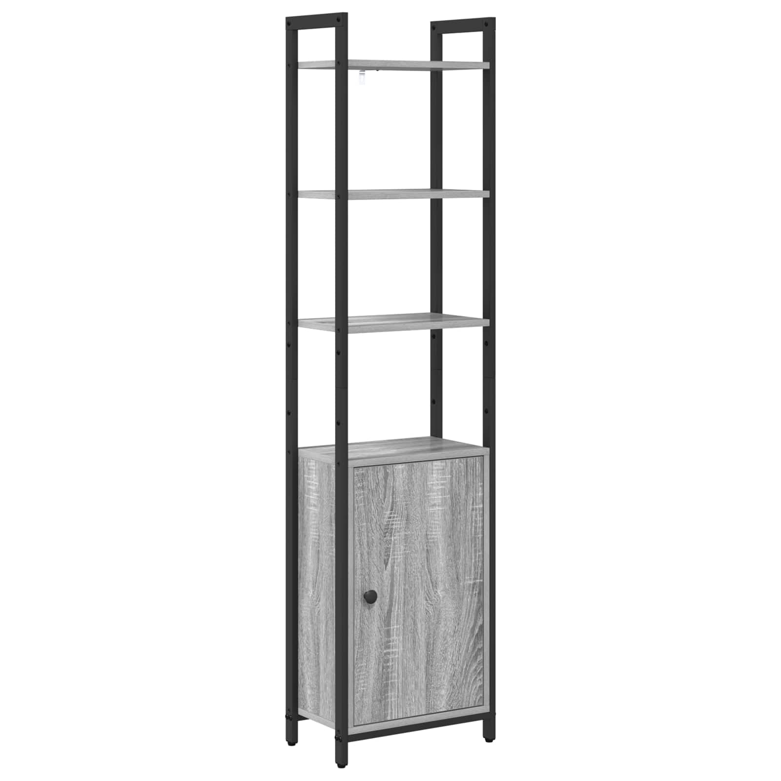 Estantería para libros Gris Sonoma 40 x 24 x 161 cm