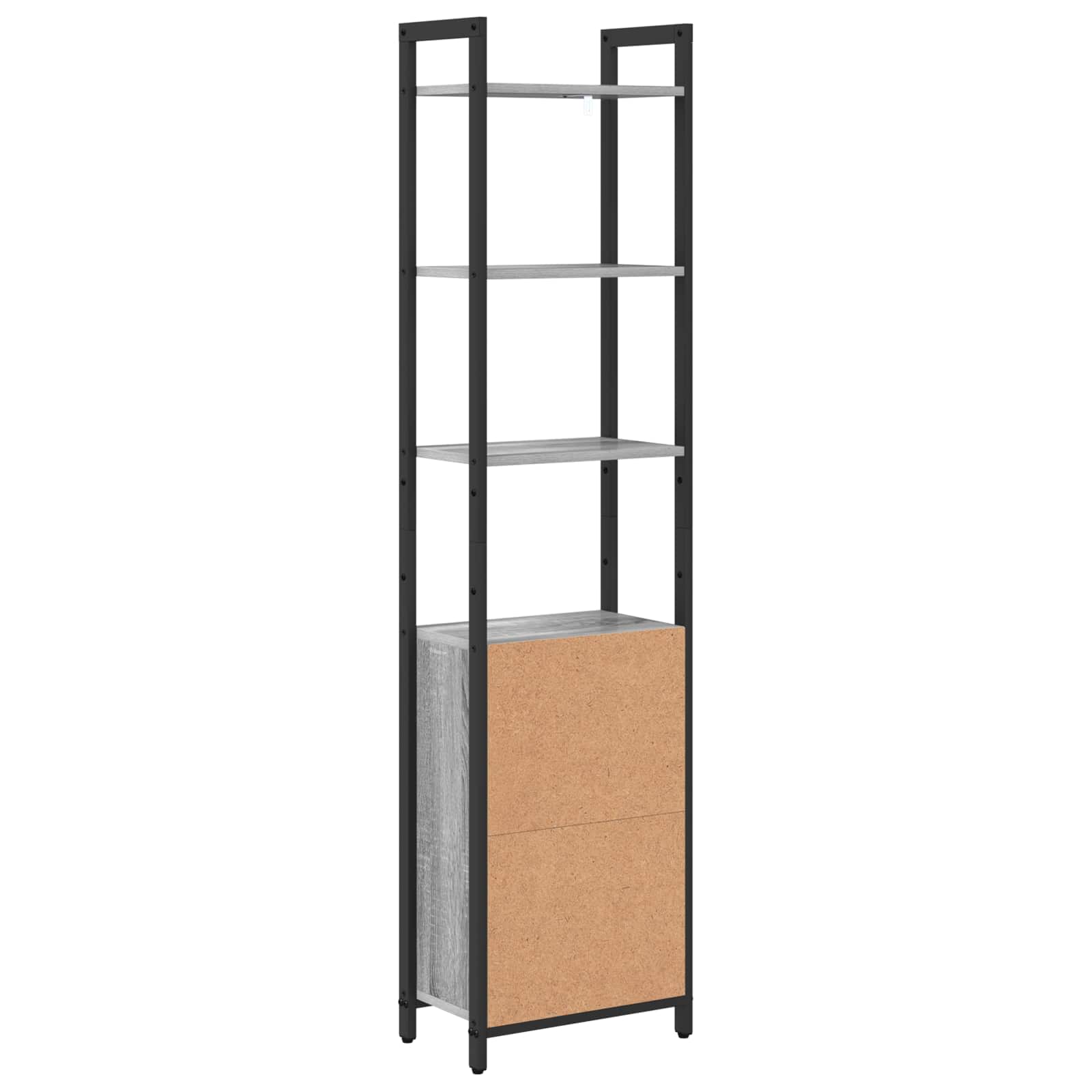Estantería para libros Gris Sonoma 40 x 24 x 161 cm