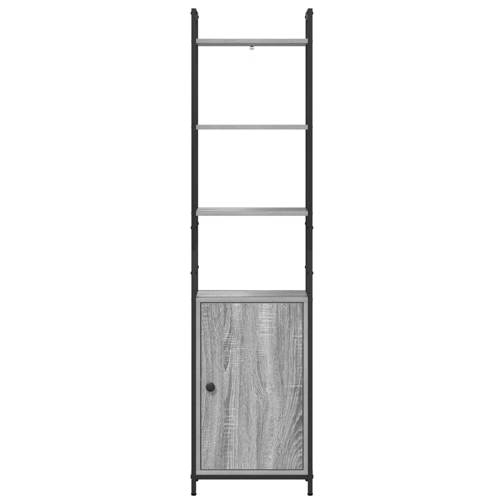 Estantería para libros Gris Sonoma 40 x 24 x 161 cm