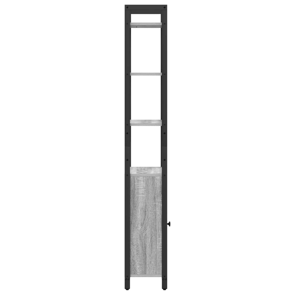 Estantería para libros Gris Sonoma 40 x 24 x 161 cm
