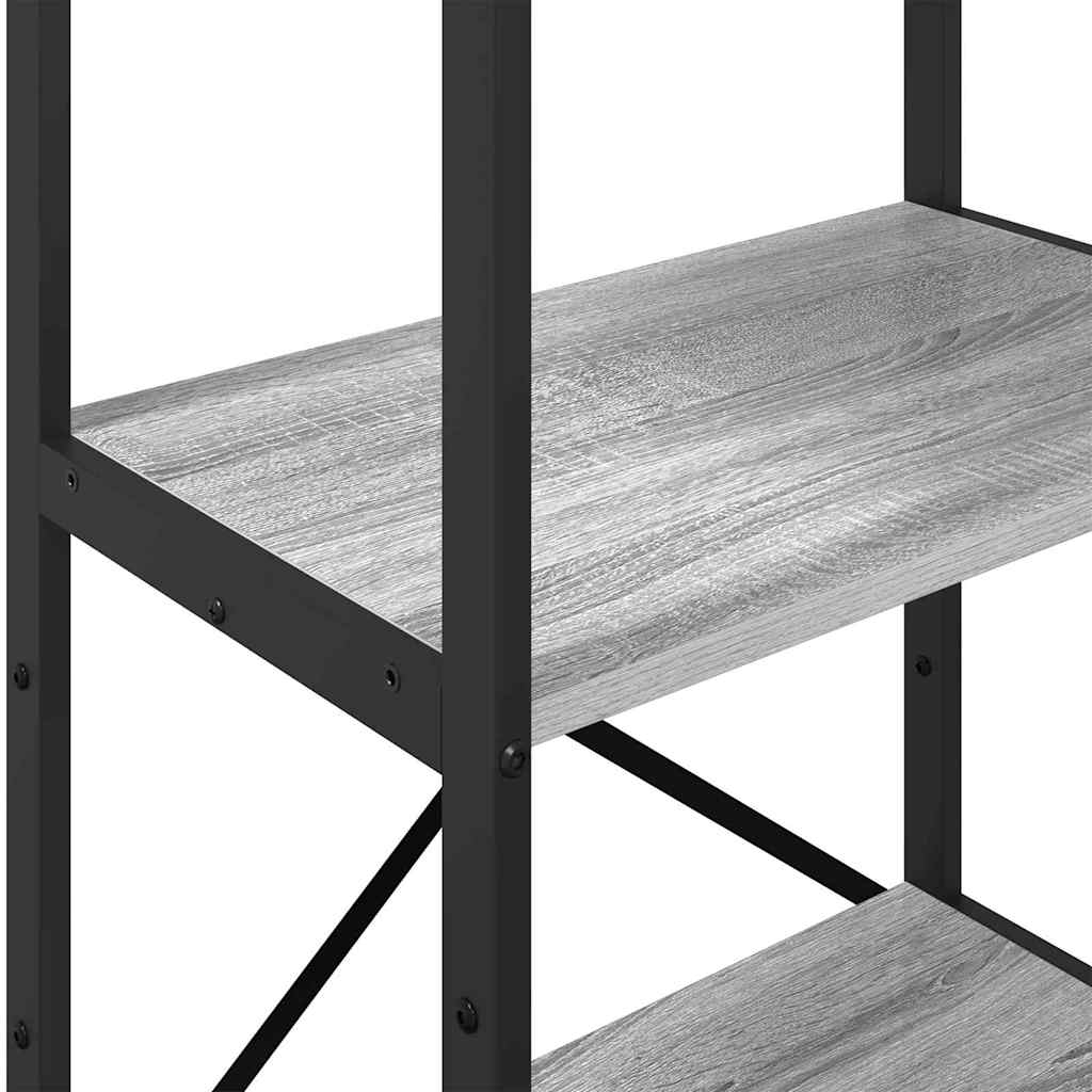 Estante de libros Gris Sonoma 56 x 34 x 133,5 cm