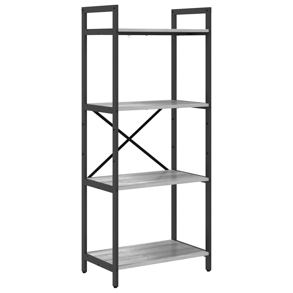 Estante de libros Gris Sonoma 56 x 34 x 133,5 cm