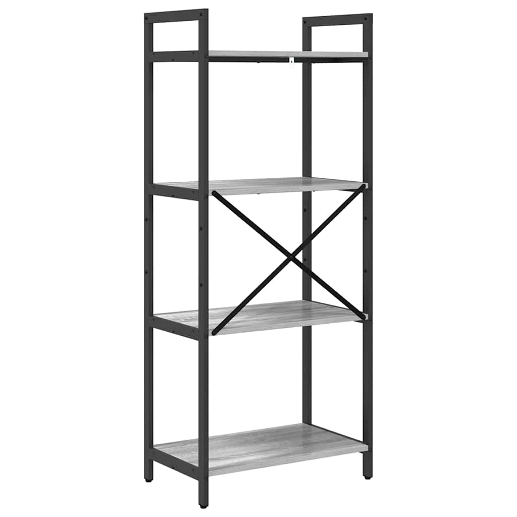 Estante de libros Gris Sonoma 56 x 34 x 133,5 cm