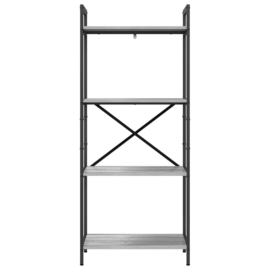 Estante de libros Gris Sonoma 56 x 34 x 133,5 cm