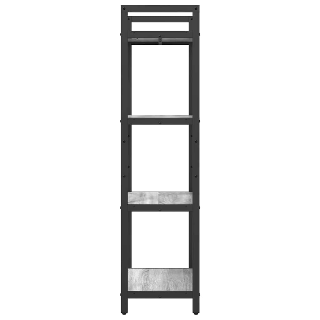 Estante de libros Gris Sonoma 56 x 34 x 133,5 cm