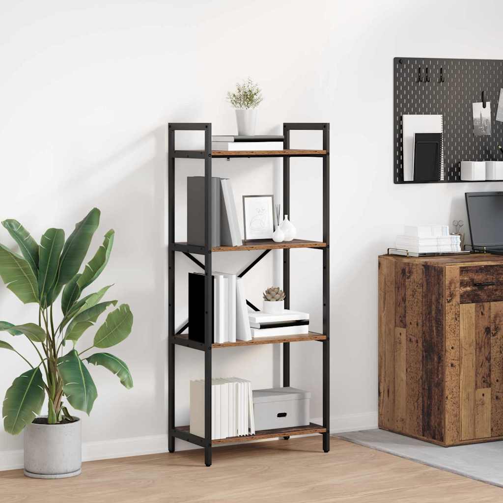 Sonoma Grey Bookcase 56 x 34 x 133.5 cm