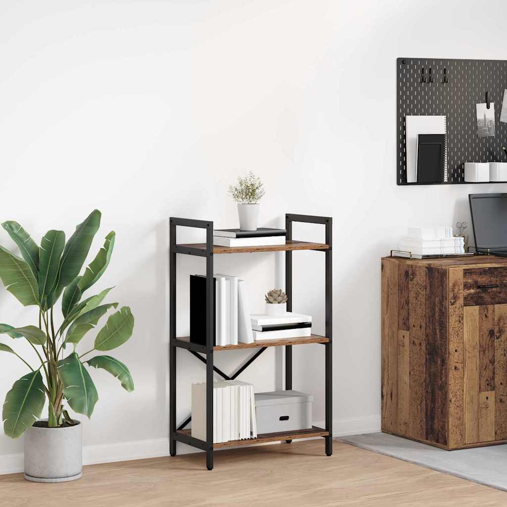 Sonoma Grey Bookcase 56 x 34 x 133.5 cm