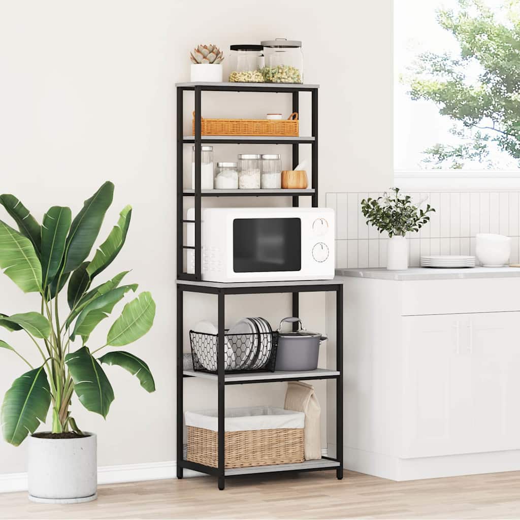 Estante de cocina Gris Sonoma 100 x 40 x 168 cm