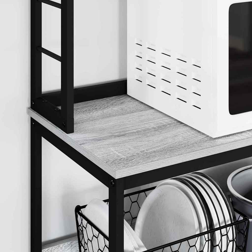 Estante de cocina Gris Sonoma 100 x 40 x 168 cm