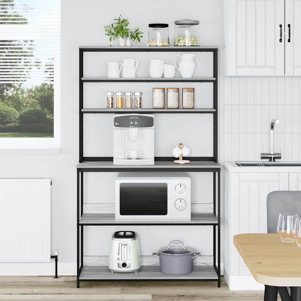 Estante de cocina Gris Sonoma 100 x 40 x 168 cm