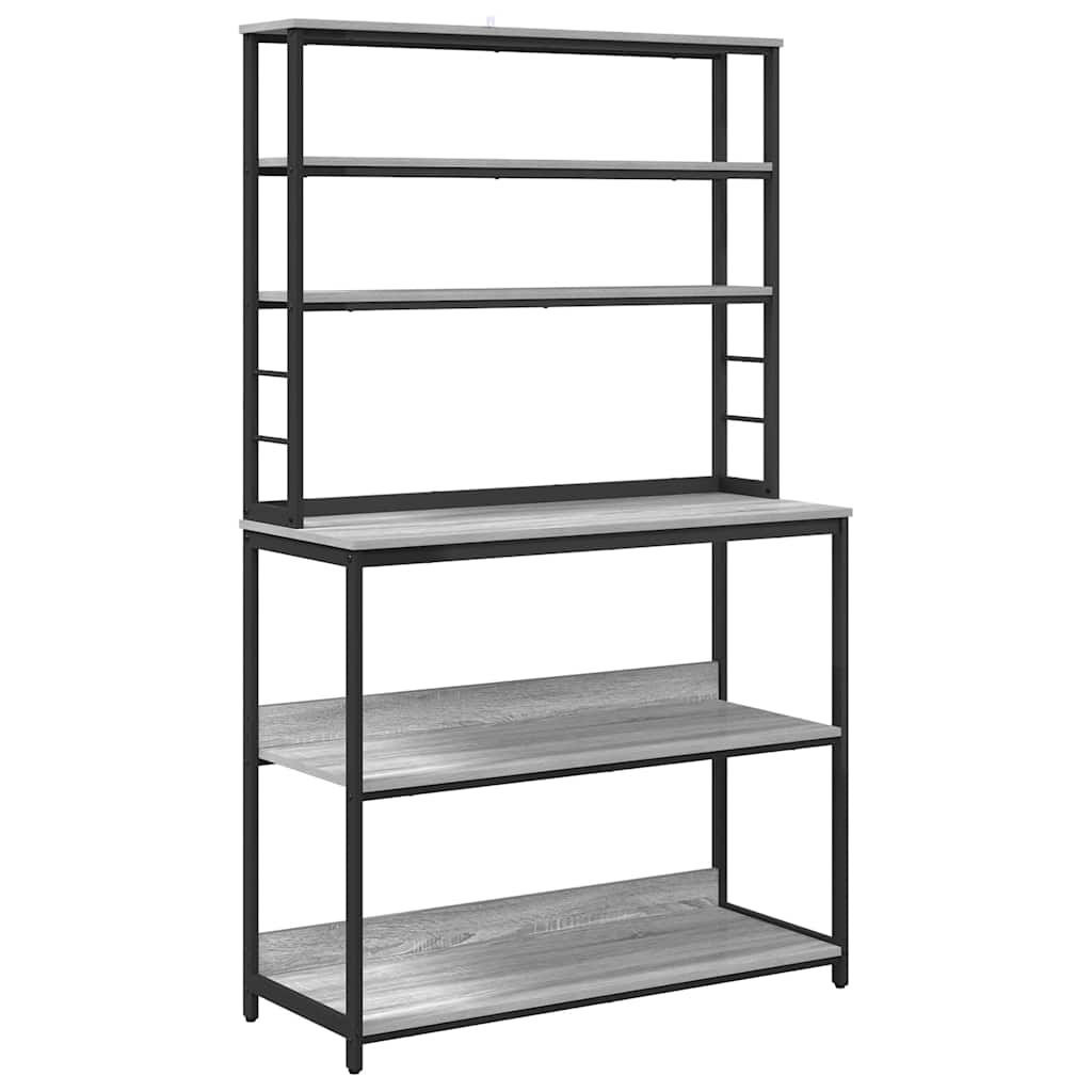 Estante de cocina Gris Sonoma 100 x 40 x 168 cm