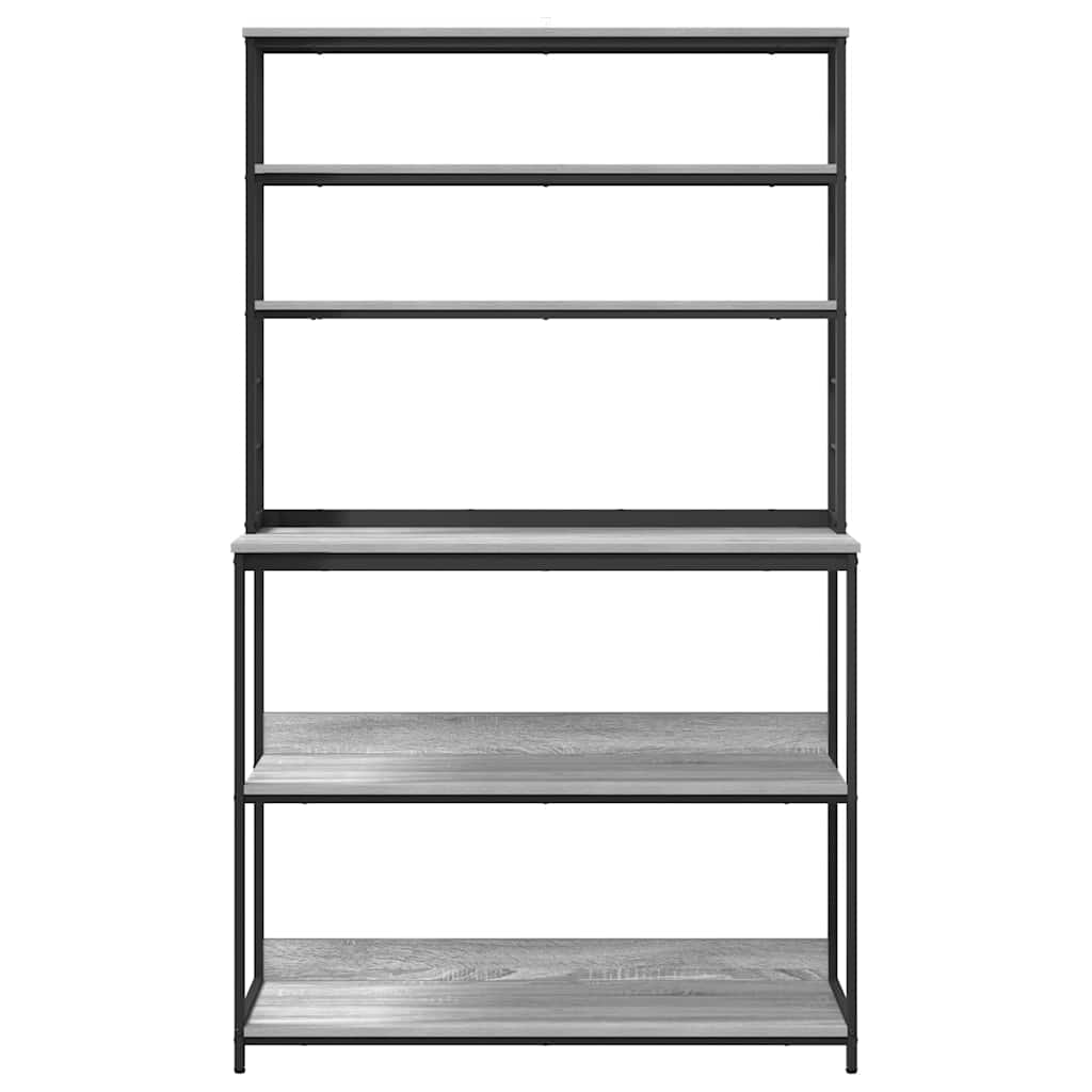 Estante de cocina Gris Sonoma 100 x 40 x 168 cm