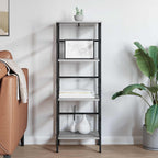 Estante de libros Gris Sonoma 40 x 29,5 x 115 cm