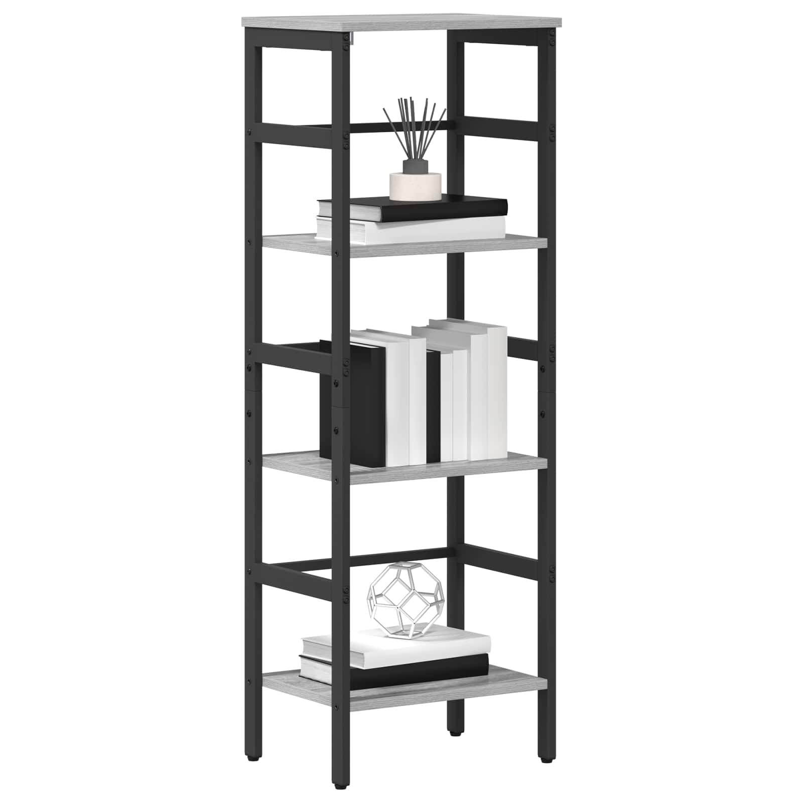 Estante de libros Gris Sonoma 40 x 29,5 x 115 cm