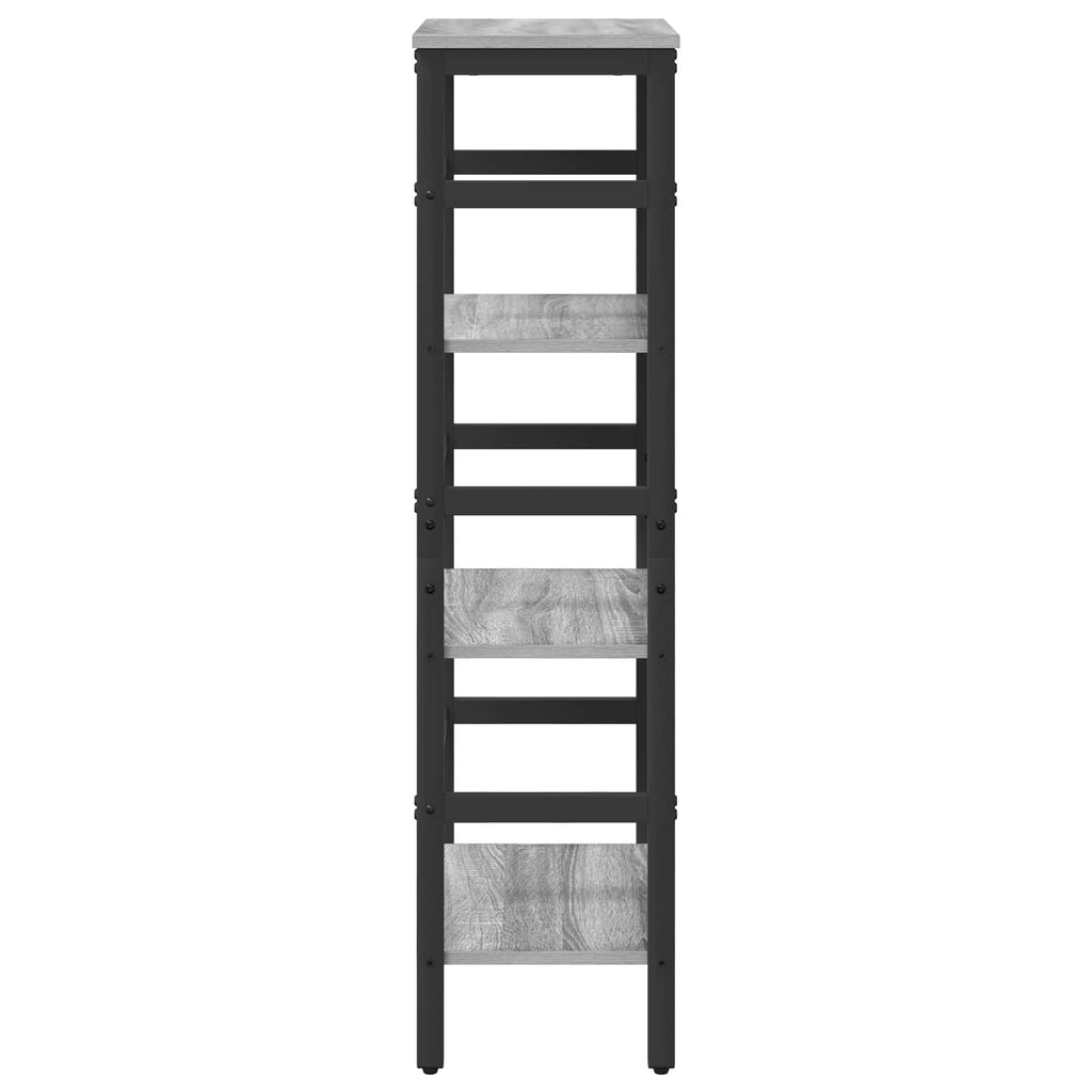 Estante de libros Gris Sonoma 40 x 29,5 x 115 cm