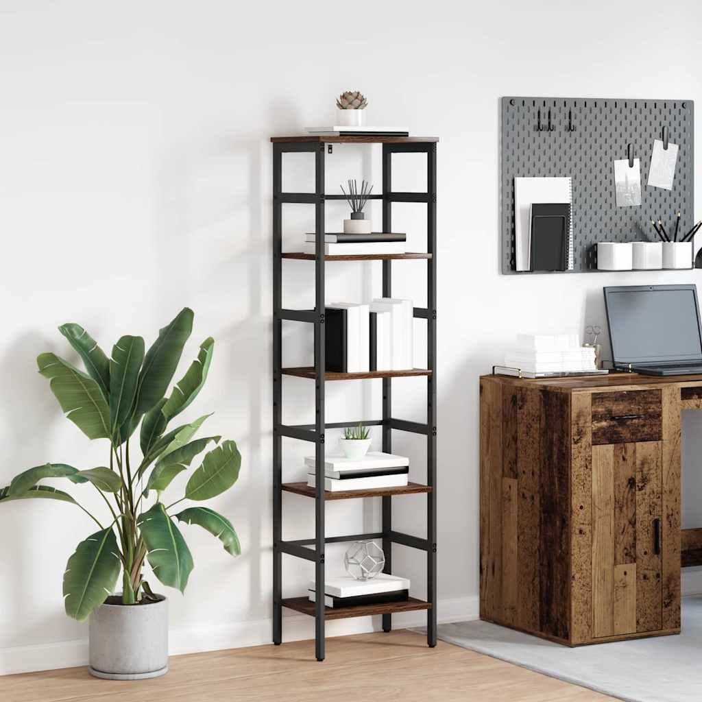 Sonoma Grey Bookshelf 40 x 29.5 x 115 cm