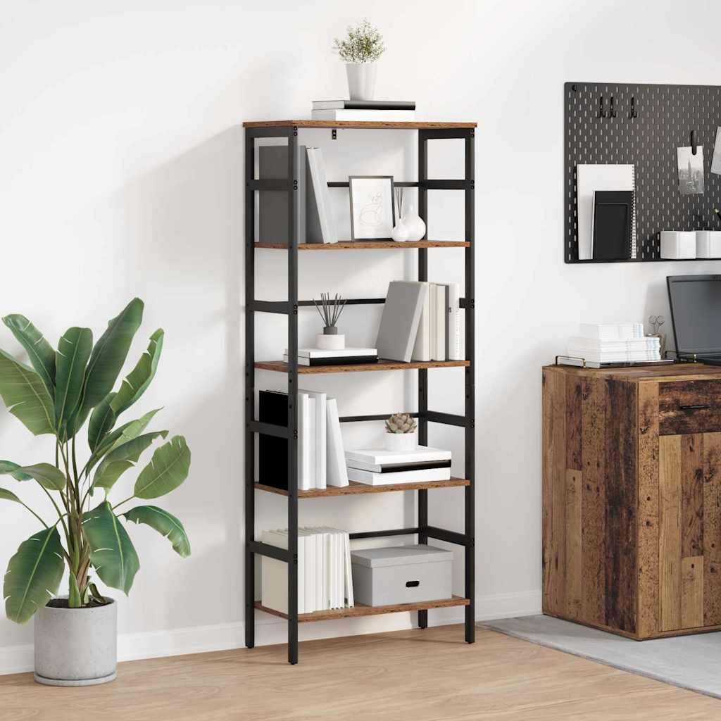 Sonoma Grey Bookshelf 40 x 29.5 x 115 cm