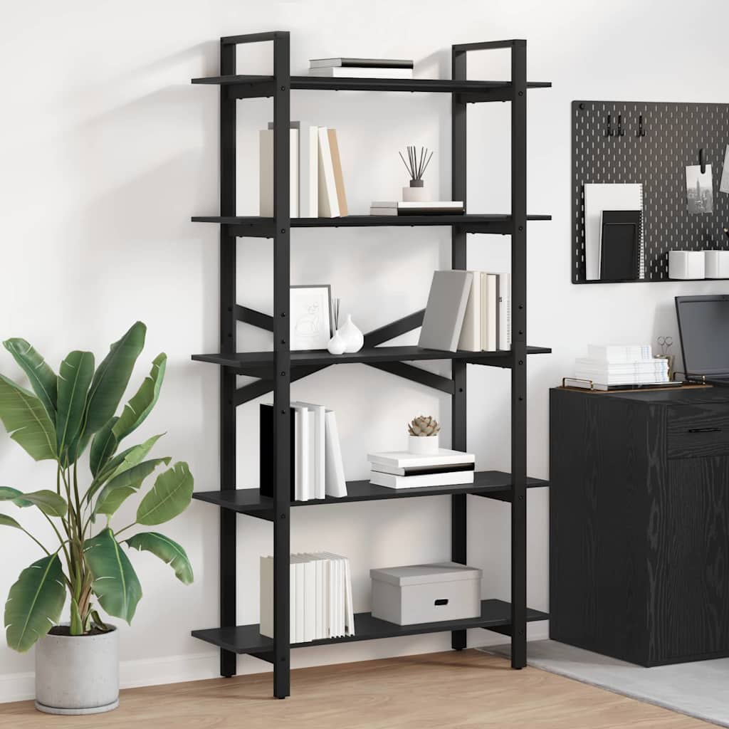Estante de libros Gris Sonoma 100 x 33,5 x 102 cm