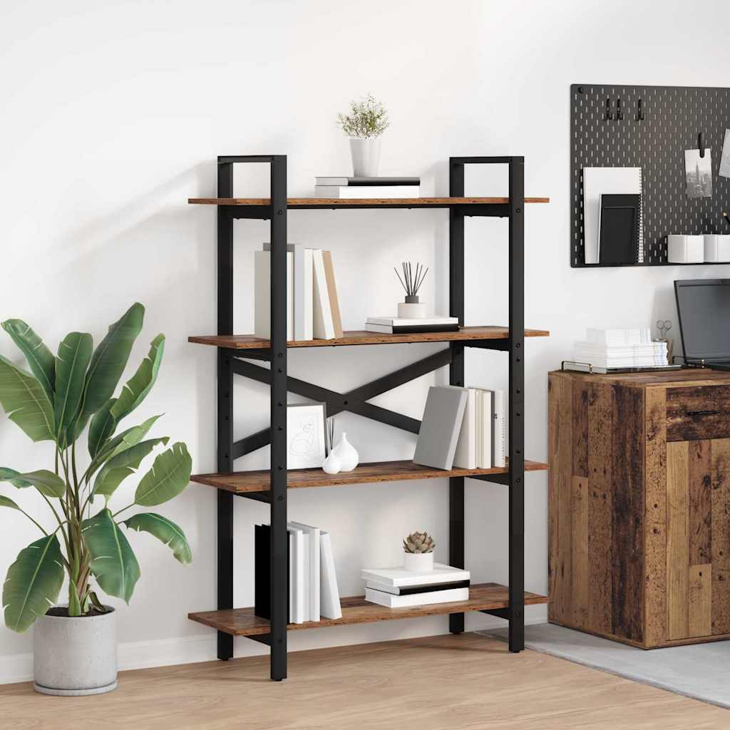 Estante de libros Gris Sonoma 100 x 33,5 x 102 cm