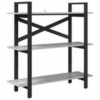 Estante de libros Gris Sonoma 100 x 33,5 x 102 cm