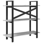 Estante de libros Gris Sonoma 100 x 33,5 x 102 cm