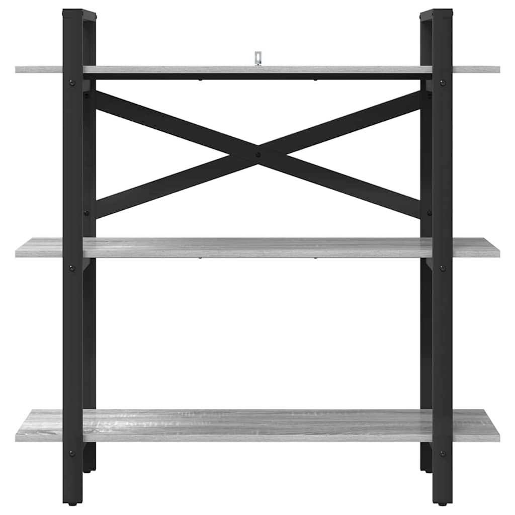 Estante de libros Gris Sonoma 100 x 33,5 x 102 cm