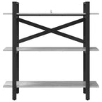 Estante de libros Gris Sonoma 100 x 33,5 x 102 cm
