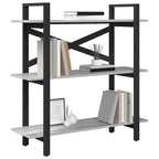 Estante de libros Gris Sonoma 100 x 33,5 x 102 cm