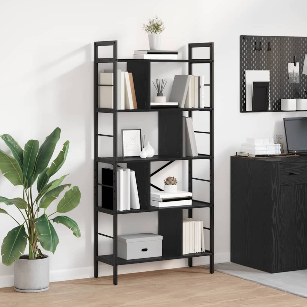 Sonoma Grey Bookcase 75 x 30 x 123.5 cm