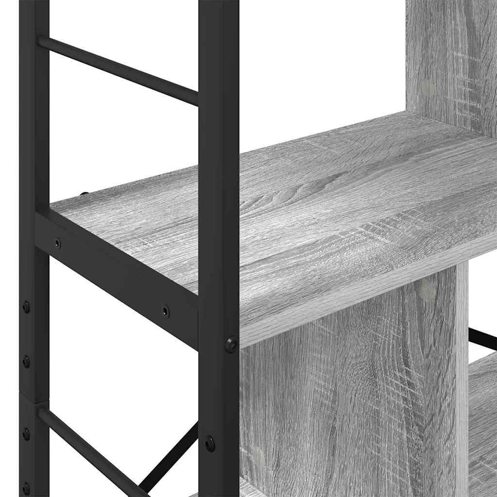 Estante de libros Gris Sonoma 75 x 30 x 123,5 cm