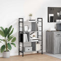 Estante de libros Gris Sonoma 75 x 30 x 123,5 cm
