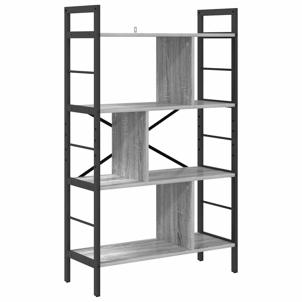Estante de libros Gris Sonoma 75 x 30 x 123,5 cm