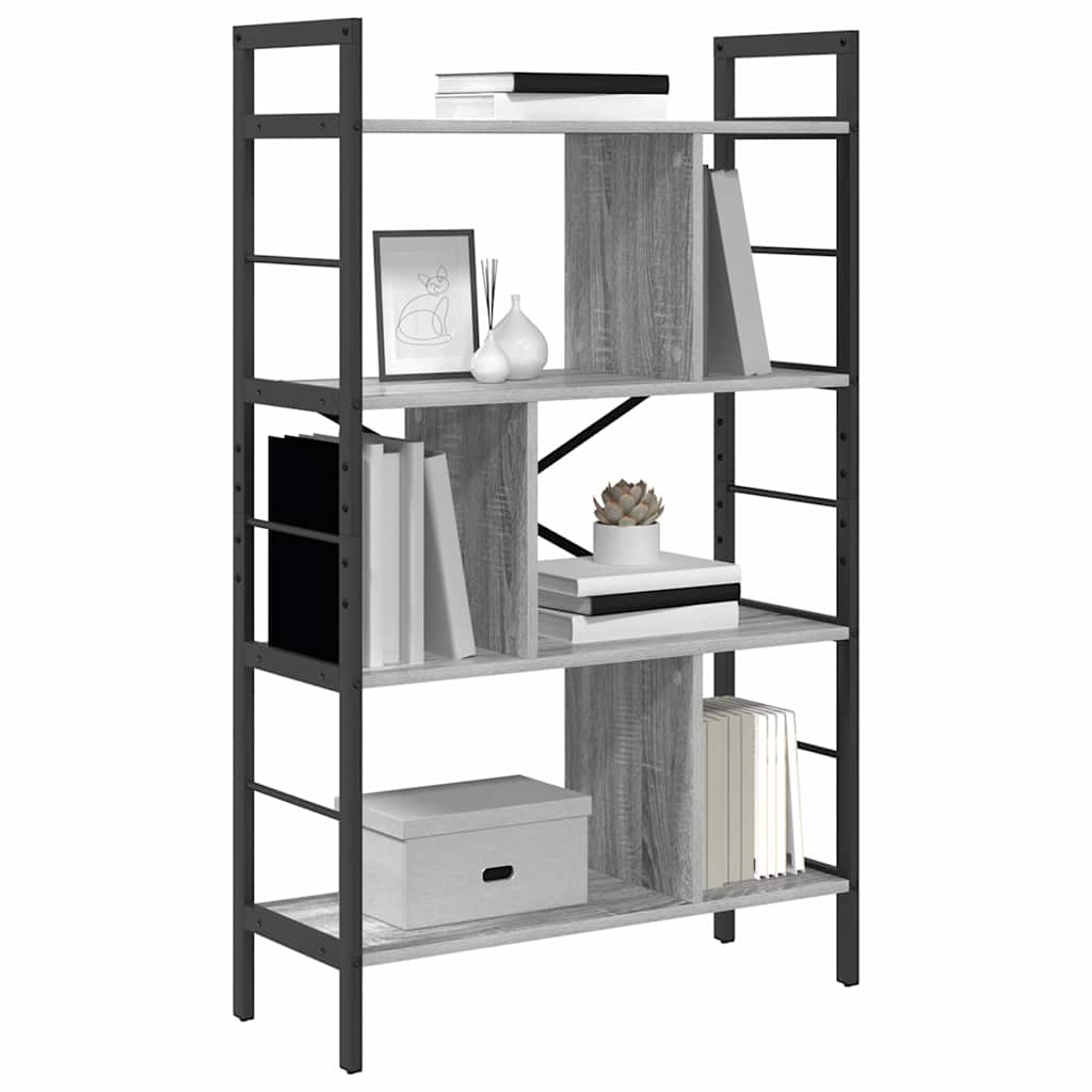 Estante de libros Gris Sonoma 75 x 30 x 123,5 cm