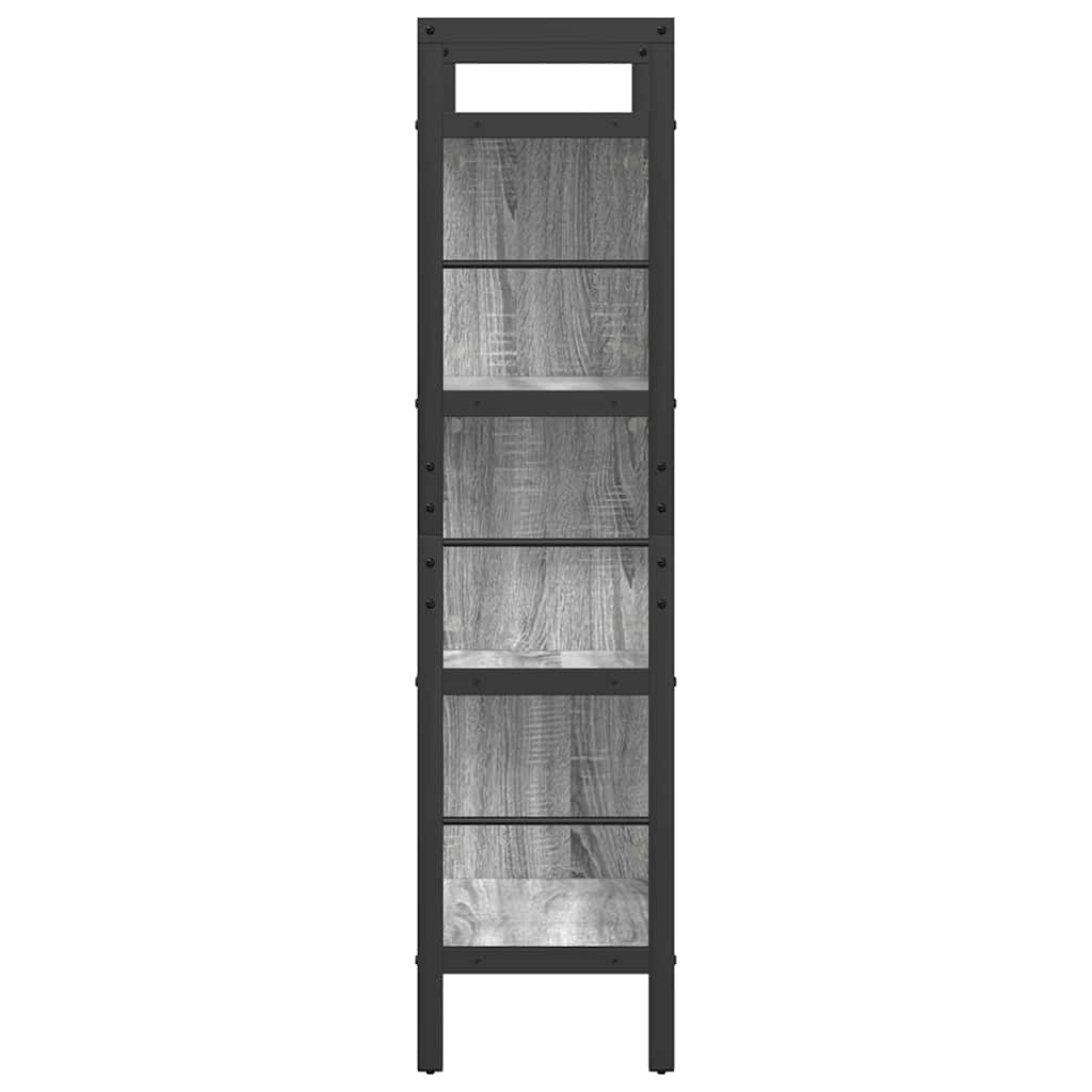 Estante de libros Gris Sonoma 75 x 30 x 123,5 cm