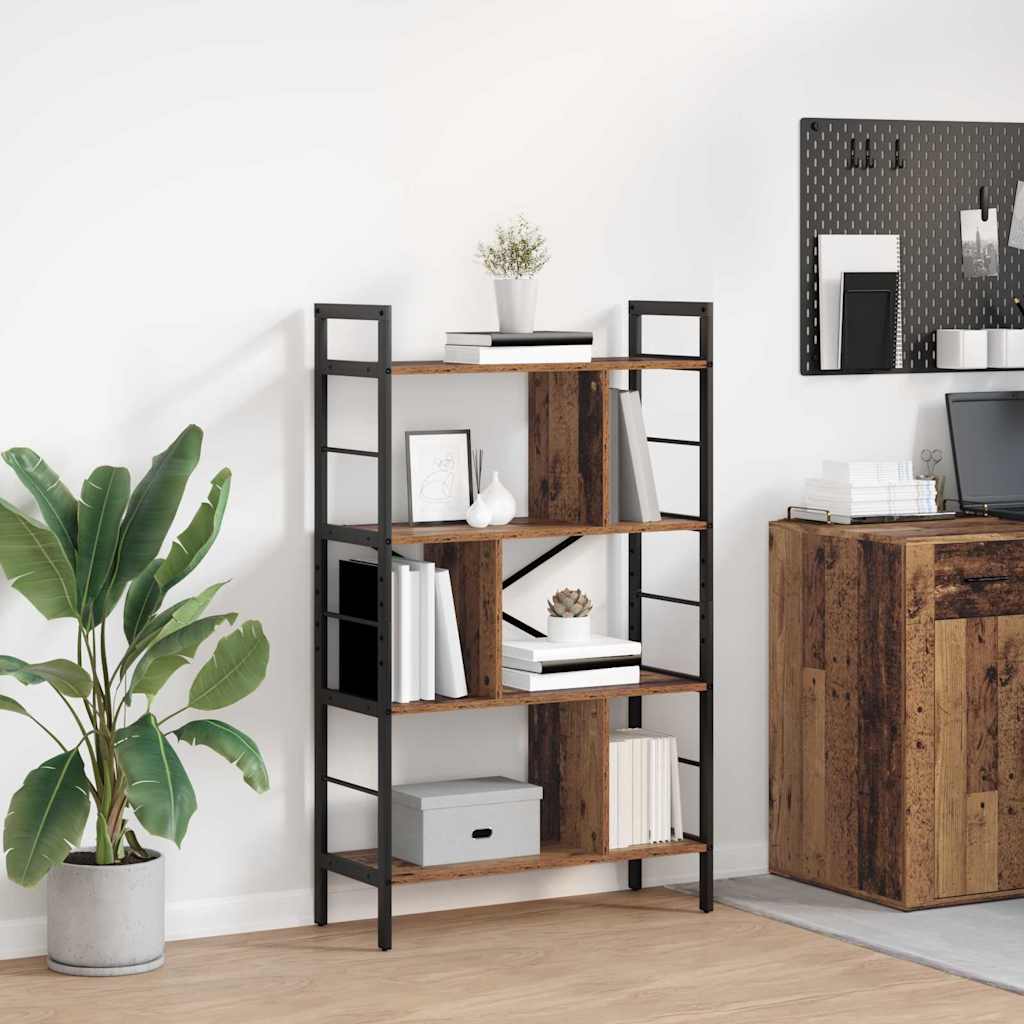 Sonoma Grey Bookcase 75 x 30 x 123.5 cm