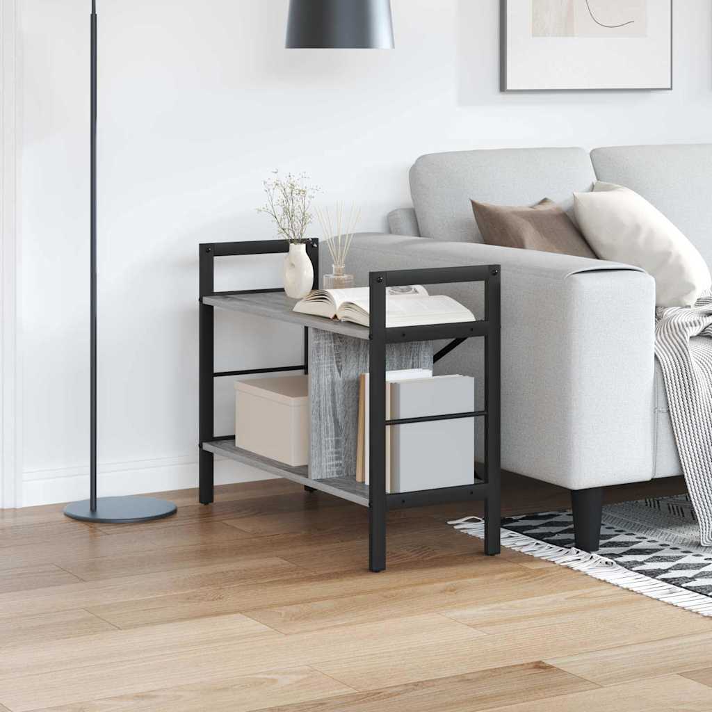 Sonoma Grey Bookcase 75 x 30 x 123.5 cm