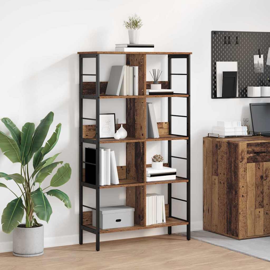 Sonoma Grey Bookcase 102 x 32 x 104.5 cm