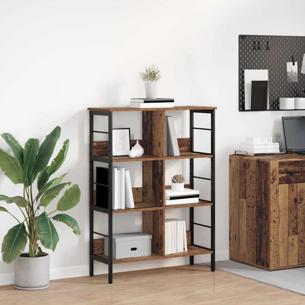 Sonoma Grey Bookcase 102 x 32 x 104.5 cm