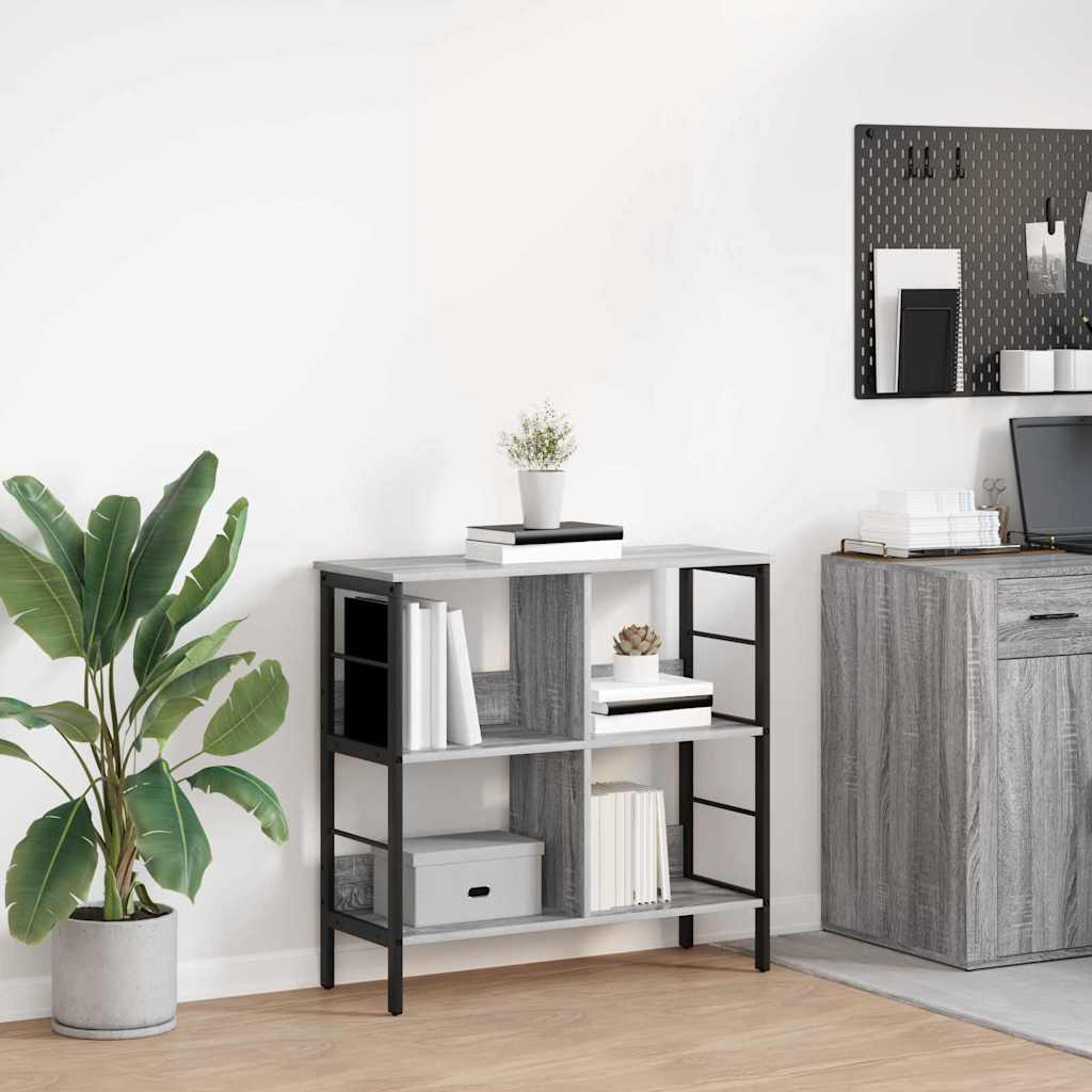 Sonoma Grey Bookcase 102 x 32 x 104.5 cm