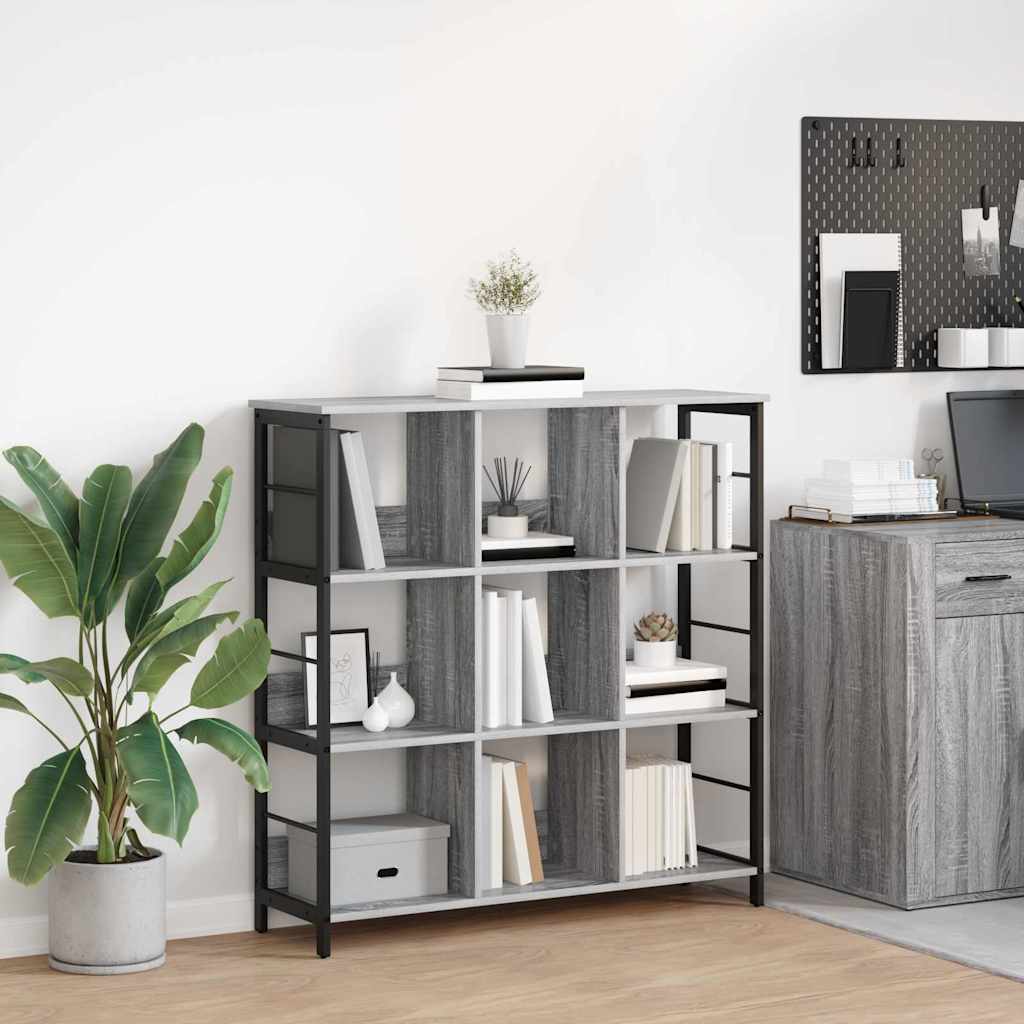 Estante de libros Gris Sonoma 102 x 32 x 104,5 cm
