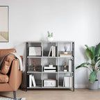 Estante de libros Gris Sonoma 102 x 32 x 104,5 cm