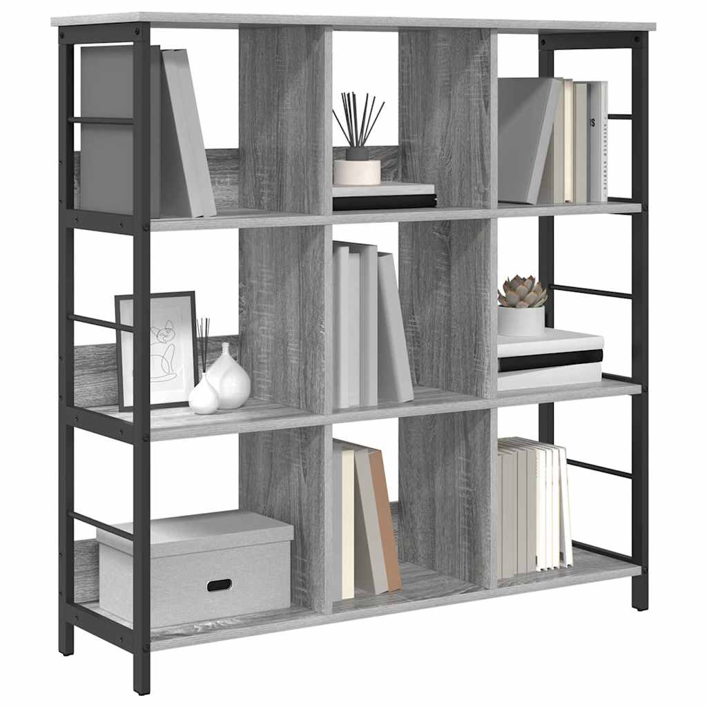 Estante de libros Gris Sonoma 102 x 32 x 104,5 cm